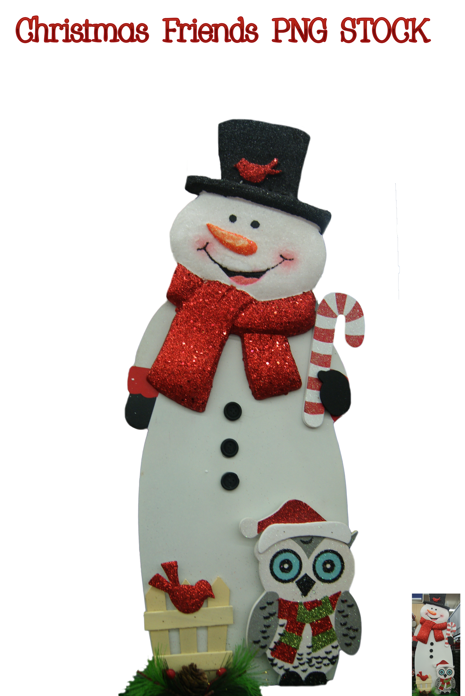 Christmas Friends PNG STOCK