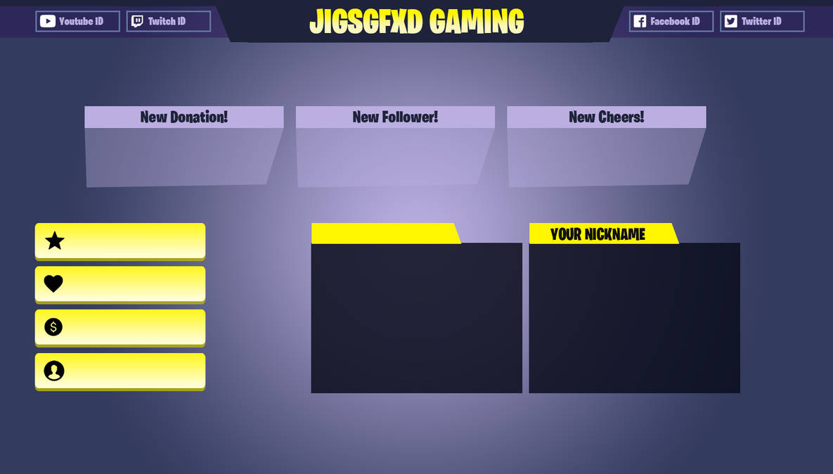 FREE Fortnite Overlay Stream Overlay by streamogph on DeviantArt