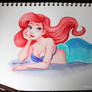 Ariel ink sketch