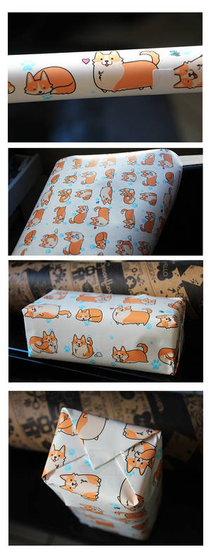 Corgi giftwrap !