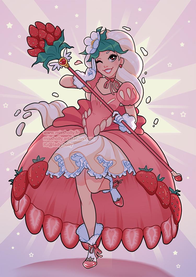 Magicberry Deviantart Magical Strawberry Parfait by HollyBell on DeviantArt