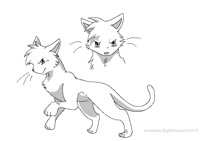 warrior cat template-male by reaper-neko on DeviantArt