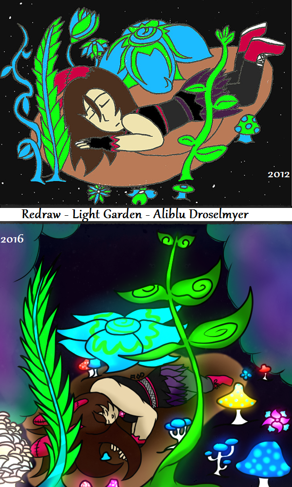 Redraw Challenge - Light Garden