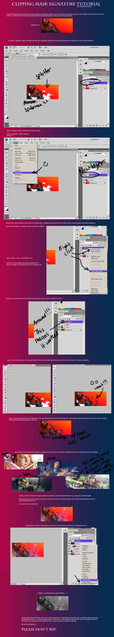 Clipping Mask Tutorial by sugarpoultry on DeviantArt