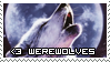 I Love Werewolves Stamp