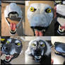 Snarly Werewolf Mask Progress