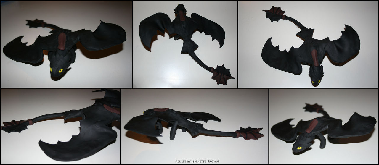 Toothless Sculpture by sugarpoultry on DeviantArt