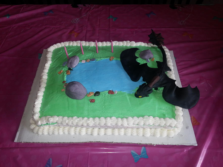 Toothless Birthday Cake