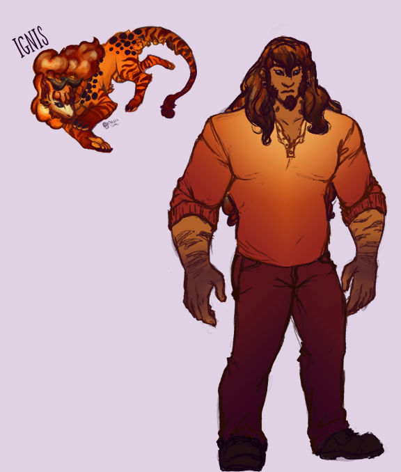 Ignis Who Ignis-- Human Form by Frosted-Gears on DeviantArt