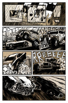 The Showdown: A page from the graphic novel