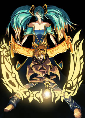 Ezreal and Sona