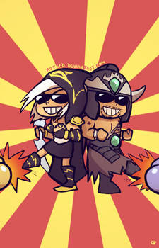 Ashe and Tryndamere...