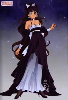 Royal Masquerade: (Raven Azure Dress Without Mask)