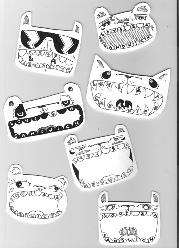 hand drawn tags 7-14