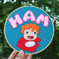 Ponyo loves Ham!