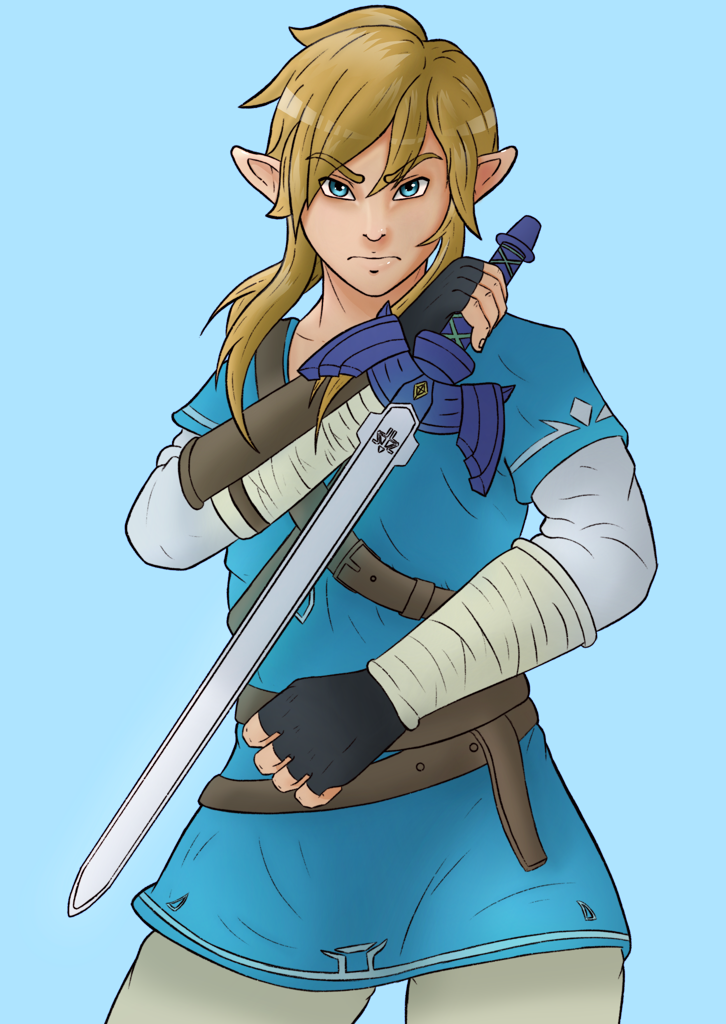 Botw Link Legendofzelda Zelda Lozbotw - Link The Legend Of Zelda