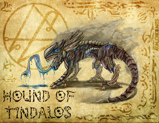 Hound of Tindalos (Necronomicon Codex) by AeoN-OxidE
