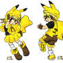 chibi pikachu gijinka : 3