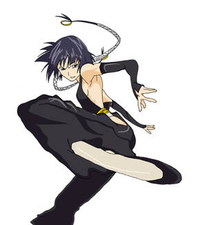 Soi Fon Kicking