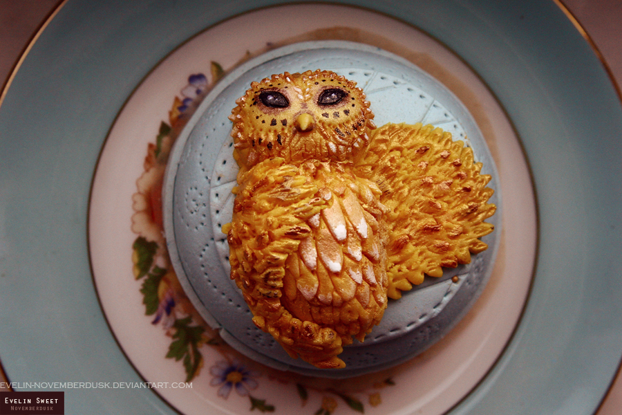 The owl is served