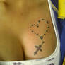 Rosary Heart tattoo