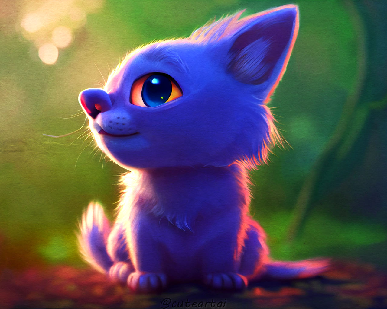 Meet Rudolf the cat by cuteartai on DeviantArt