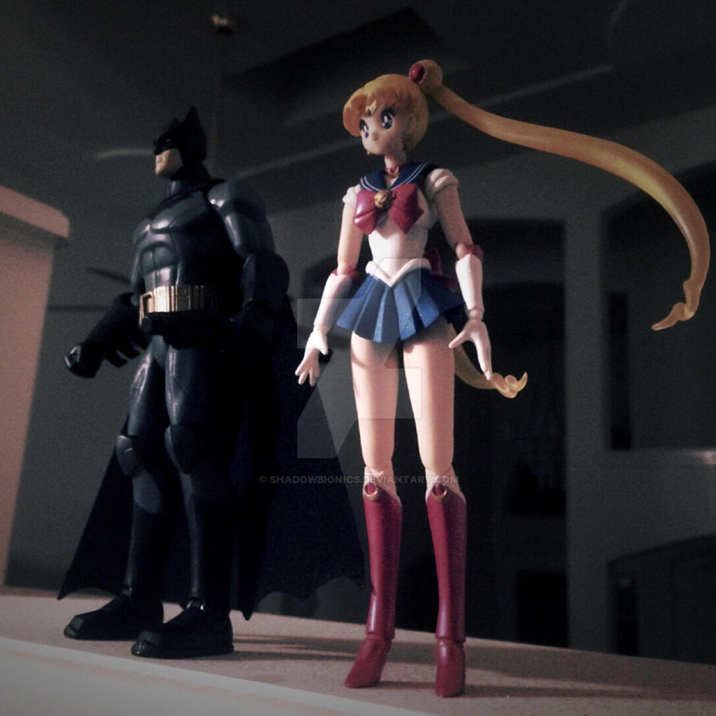 Sailor Moon and the Dark Knight