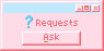 [Windows95] Requests Ask Button by King-Lulu-Deer-Pixel