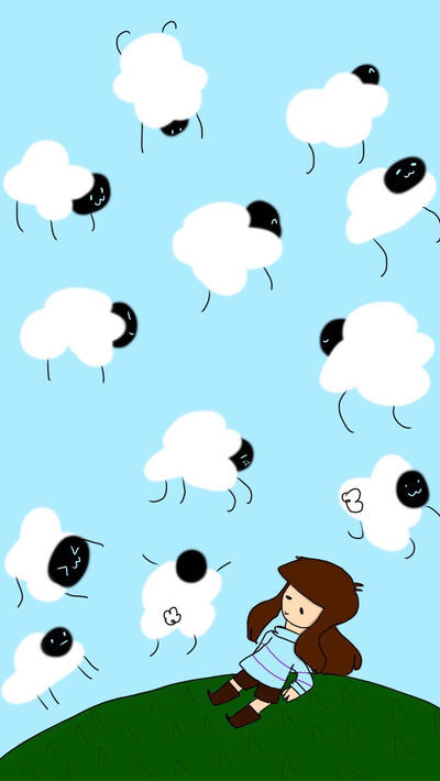 Sheepy (wallpaper) by sachikat on DeviantArt