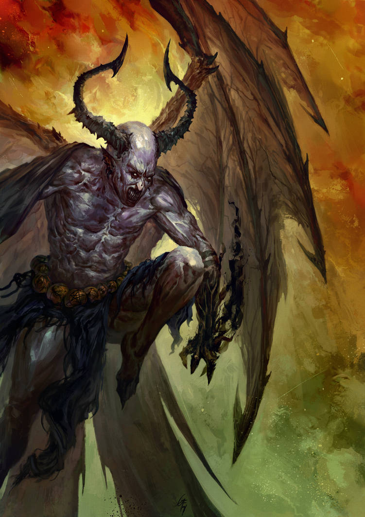 Winged Devil Types Winged Demon by Gathen9 on DeviantArt