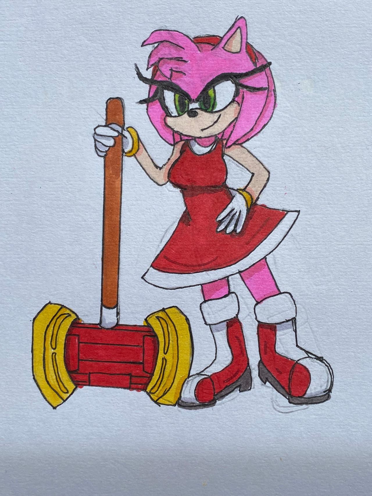Amy Deviantart Amy Rose by HappyHarry0806 on DeviantArt