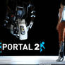 Portal 2: Chell and GLaDOS