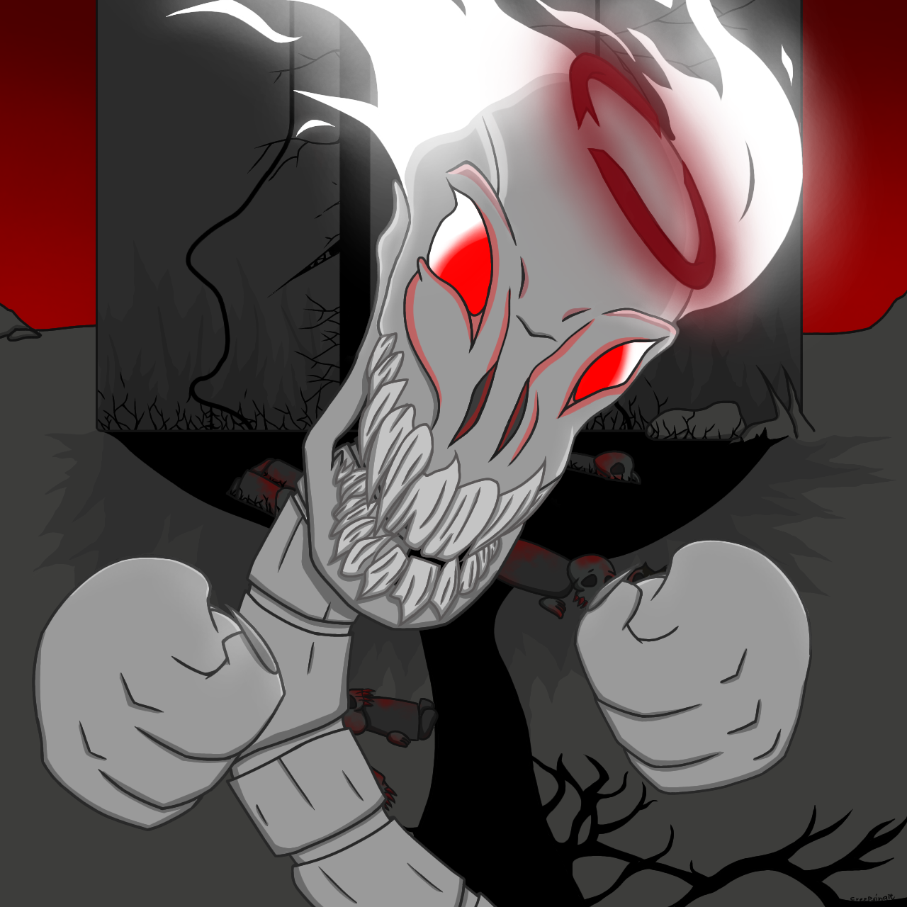 Tricky (Madness Combat) Render by Ty50nTheSkeleton on DeviantArt