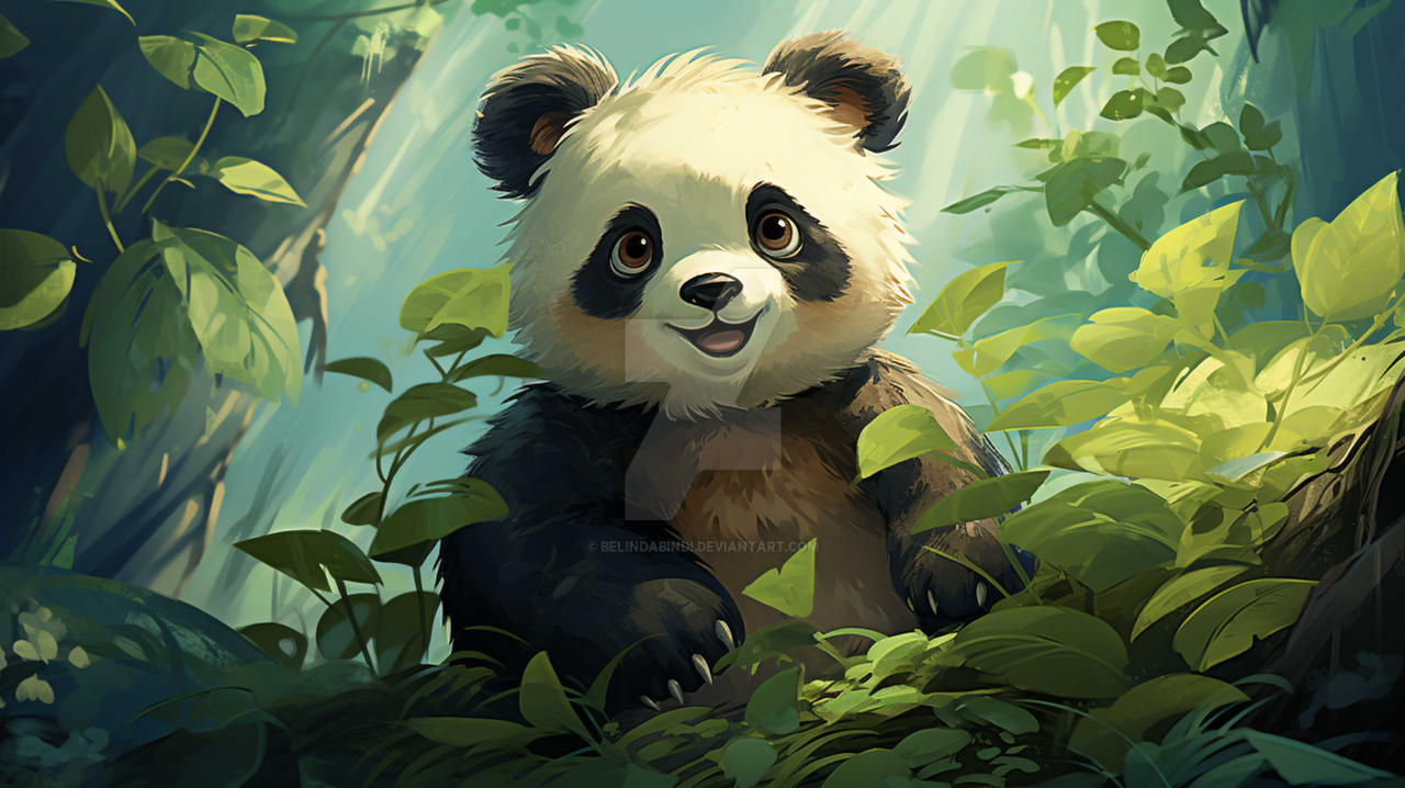 cute panda wallpaper by BelindaBindi on DeviantArt
