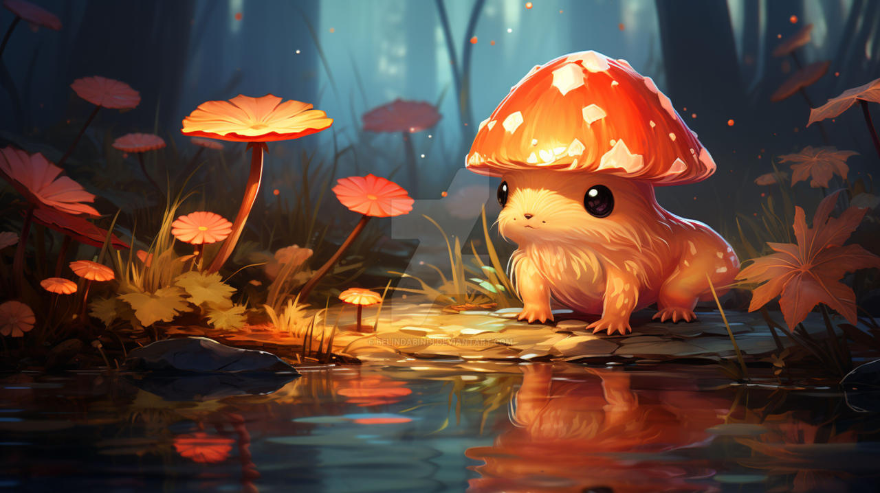 Kawaii Mushroom wallpaper by BelindaBindi on DeviantArt