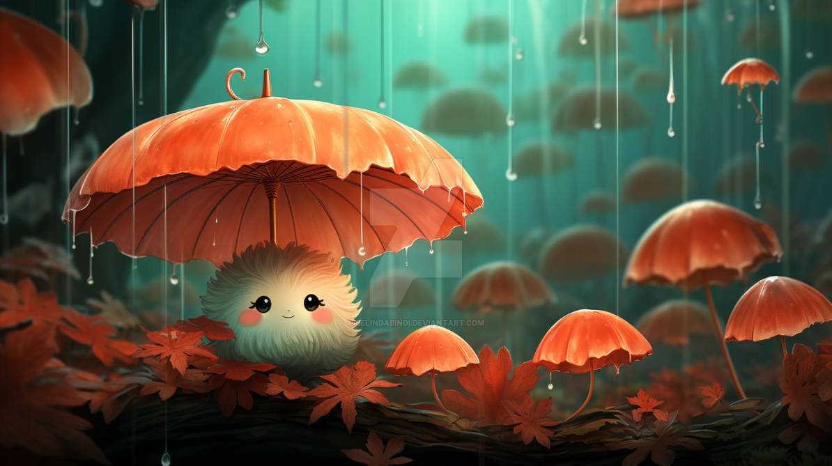 Kawaii Mushroom wallpaper by BelindaBindi on DeviantArt