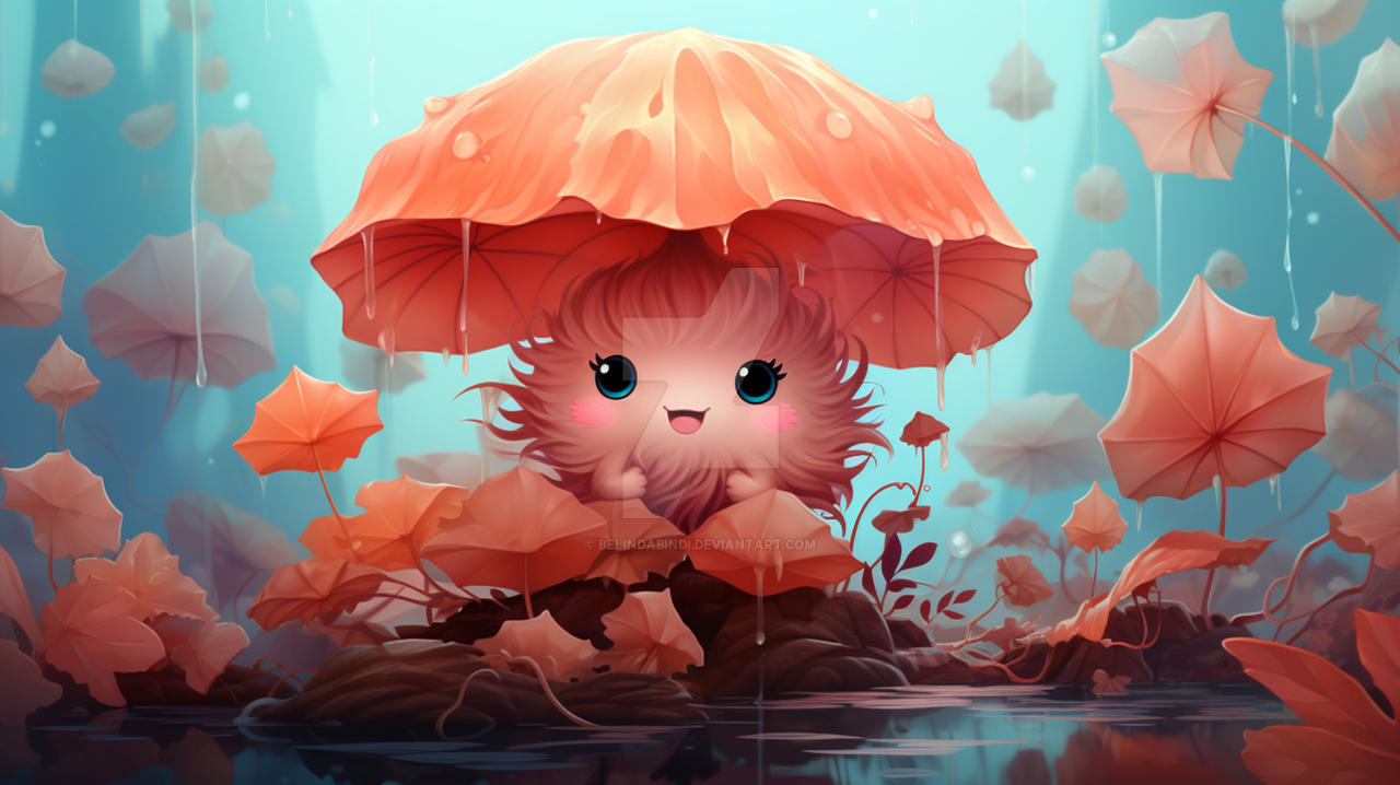 Kawaii Mushroom wallpaper by BelindaBindi on DeviantArt