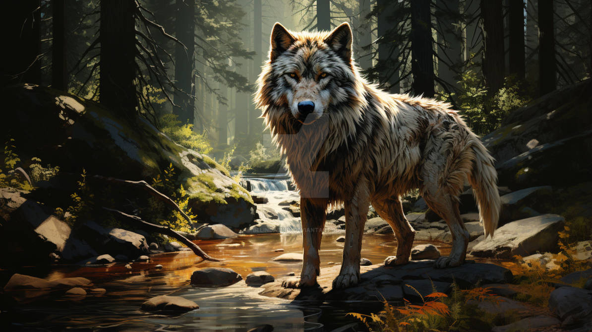 Wolves In Forrest Wolf in the Forest wallpaper by BelindaBindi on DeviantArt