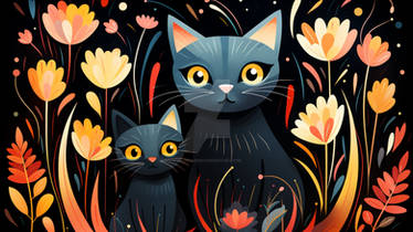Cute Strange Cat Wallpaper