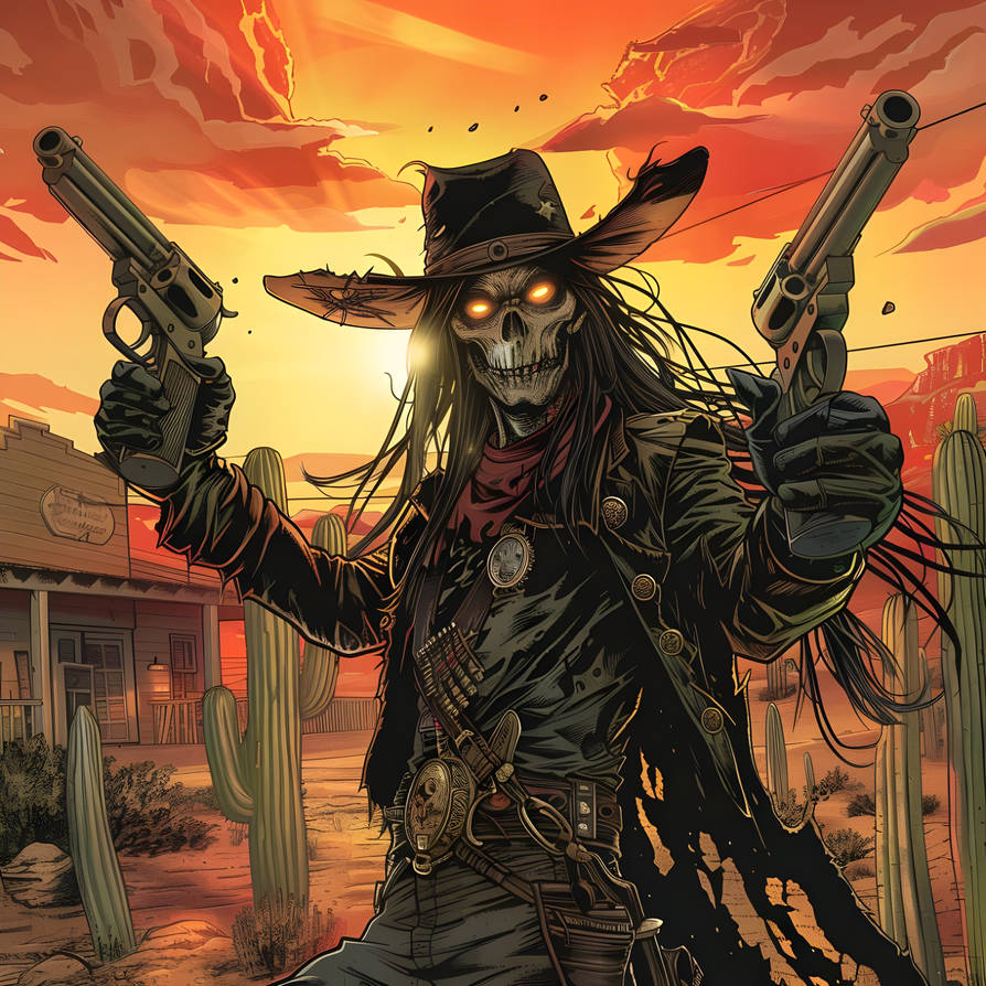 Fantasy Cowboy Skeleton (5) by BelindaBindi on DeviantArt
