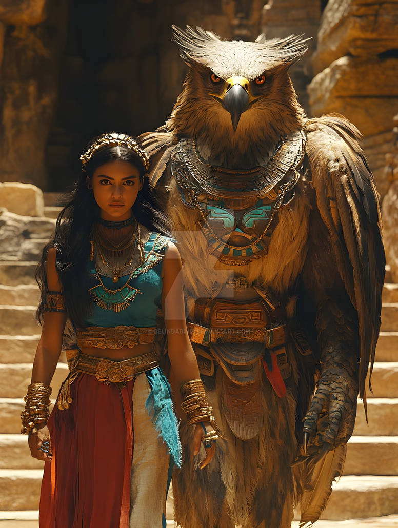 Aztec God and princess 1 (4) by BelindaBindi on DeviantArt