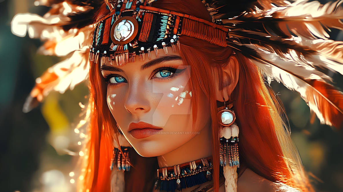 Aztec girl (2) by BelindaBindi on DeviantArt