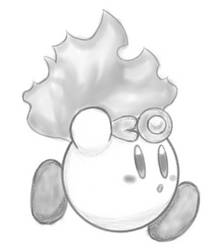 Kirby-a-Day 44: Fire Kirby (Sketch)