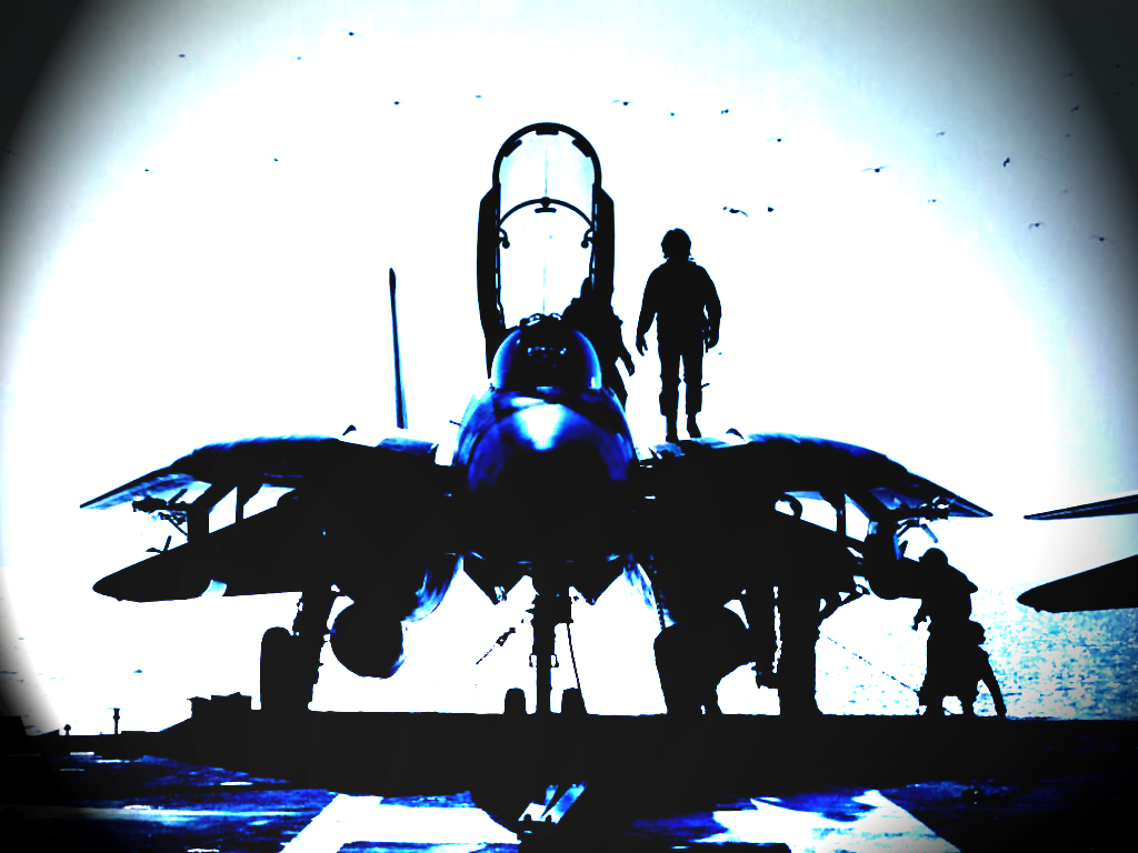 F14 Tomcat - On Carrier