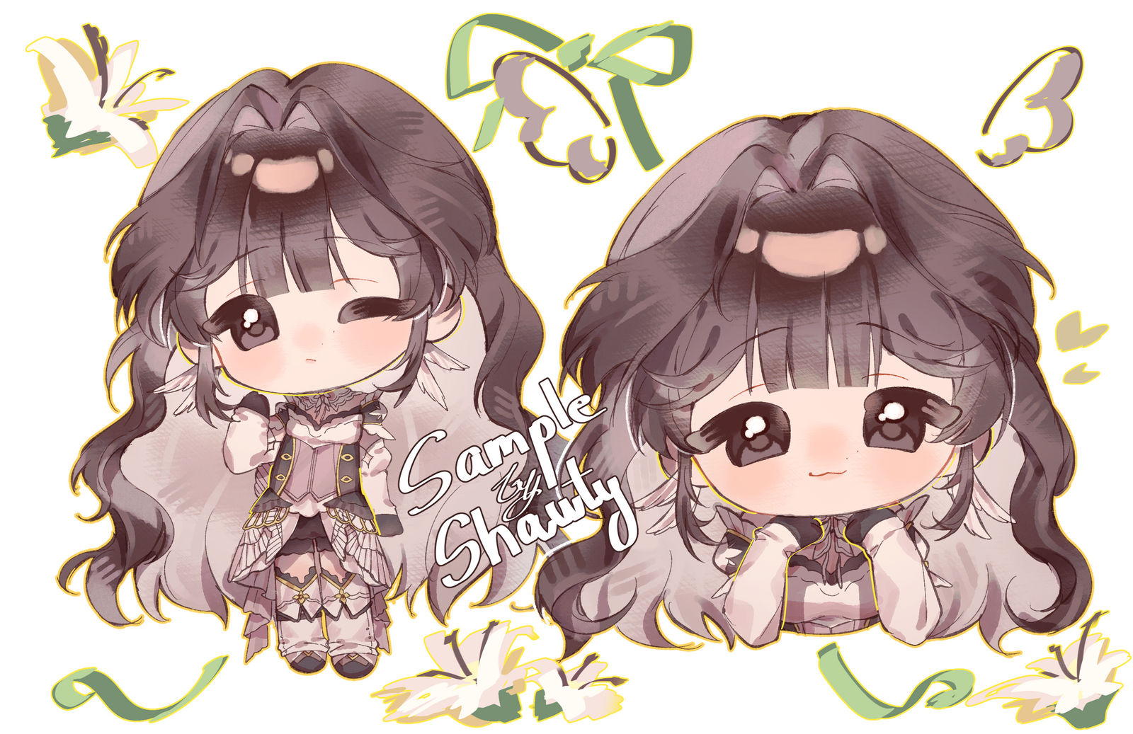Chibi comms sample (open on Vgen!) by Shawty007 on DeviantArt