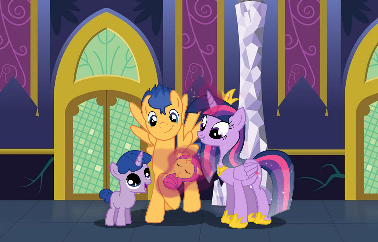 Sparkly Flash Twilight Sparkle X Flash Sentry Family by Bkinz64 on DeviantArt