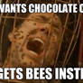 Nic Cage Wants Cake Not Bees