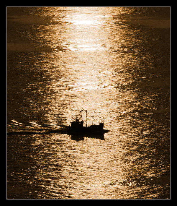 Sunset Trawler