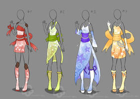 Kimono Inspired Outfits - sold