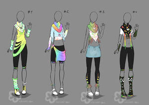 Colorful Outfit Designs #2 - sold